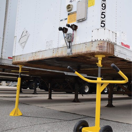 Two-Post Trailer-Stabilizing Jack Stands, 50 tons Lift Capacity EastCoast Offshore Supplies
