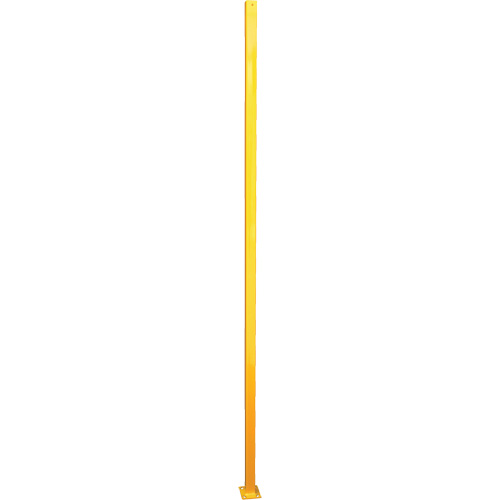 Poteau de protection p&eacute;rim&eacute;trique ajustable, 4" la x 96" h, Jaune EastCoast Offshore Supplies