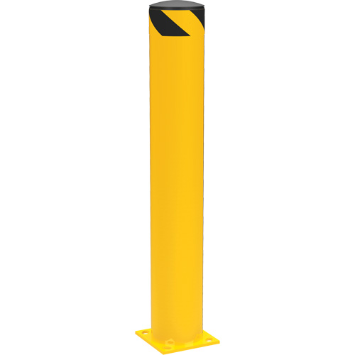Safety Pipe Bollard, Steel, 42" H x 6-5/8" W, Yellow EastCoast Offshore Supplies