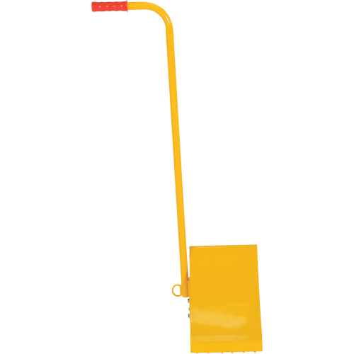 Ergo Handle Wheel Chock, Steel, Yellow, 8" W x 10-3/4" D x 9-1/8" H EastCoast Offshore Supplies