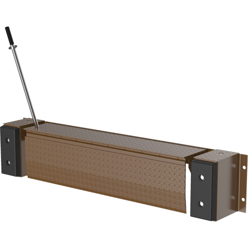 Niveleur de quai m&eacute;canique Edge-O-Dock, 93" la, 66" Largeur de la plateforme, 29" Port&eacute;e EastCoast Offshore Supplies