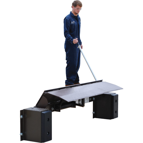 Niveleur de quai m&eacute;canique Edge-O-Dock, 99" la, 72" Largeur de la plateforme, 29" Port&eacute;e EastCoast Offshore Supplies