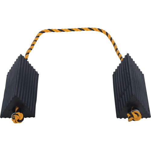 Airline Wheel Chock, 5" x 10" x 4-1/2", Black EastCoast Offshore Supplies