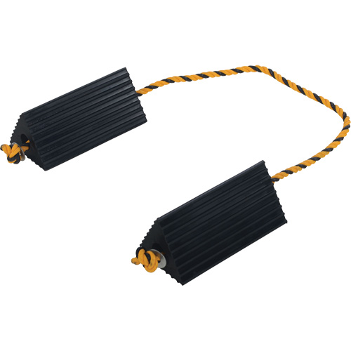 Airline Wheel Chock, 5" x 10" x 4-1/2", Black EastCoast Offshore Supplies