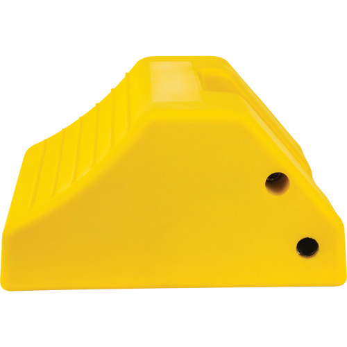 Heavy-Duty Wheel Chocks, Urethane, Yellow, 15-1/2" W x 17-7/10" D x 10" H EastCoast Offshore Supplies