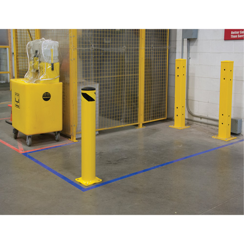 Safety Bollard, Steel, 36" H x 5-1/2" W, Yellow EastCoast Offshore Supplies