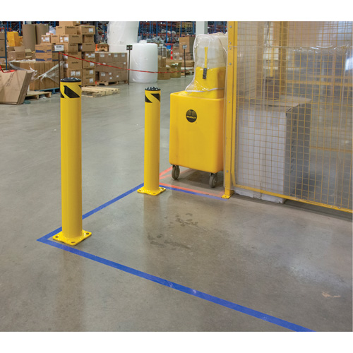 Safety Bollard, Steel, 36" H x 5-1/2" W, Yellow EastCoast Offshore Supplies