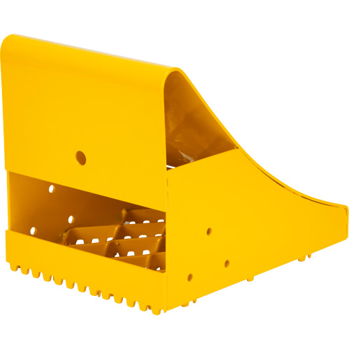 Ice Chocks, Steel, Yellow, 8-1/16" W x 10-5/8" D x 8-13/16" H EastCoast Offshore Supplies