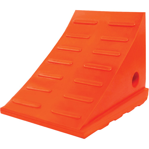 35 Ton General Purpose Wheel Chock, Urethane, Orange EastCoast Offshore Supplies
