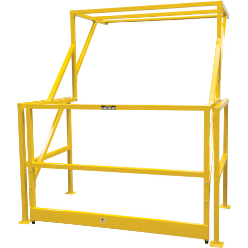 Barri&egrave;re de s&eacute;curit&eacute; pour mezzanine, 70" lo x 77" ha, 78" &eacute;lev&eacute;e, Jaune EastCoast Offshore Supplies