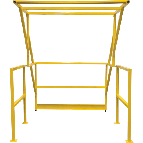 Barri&egrave;re de s&eacute;curit&eacute; pour mezzanine, 70" lo x 77" ha, 78" &eacute;lev&eacute;e, Jaune EastCoast Offshore Supplies