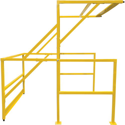 Barri&egrave;re de s&eacute;curit&eacute; pour mezzanine, 70" lo x 77" ha, 78" &eacute;lev&eacute;e, Jaune EastCoast Offshore Supplies
