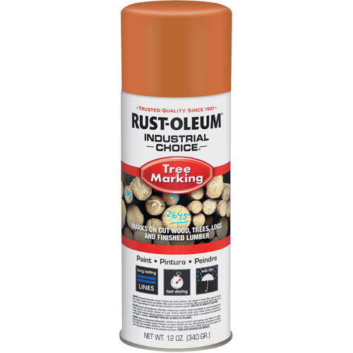 Peinture pour le marquage des arbres Industrial Choice T1600, 12 oz, Canette a&eacute;rosol EastCoast Offshore Supplies