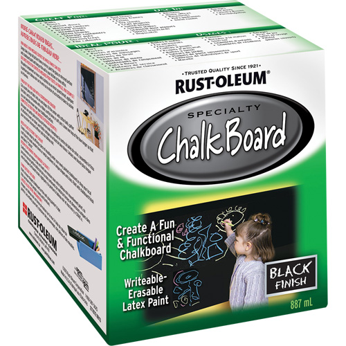 Chalk Board Paint, 877 ml, Can, Black EastCoast Offshore Supplies