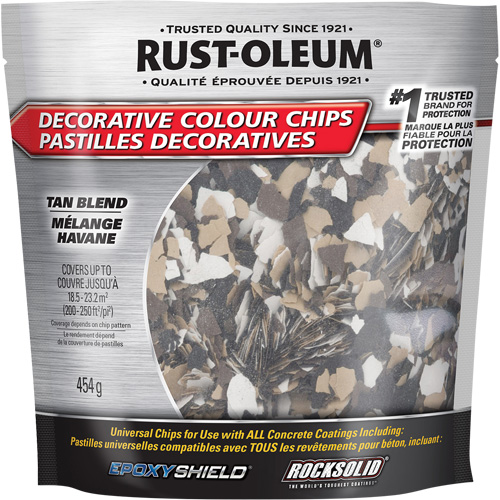 Decorative Colour Chips, 474 g, Bag, Tan Blend EastCoast Offshore Supplies