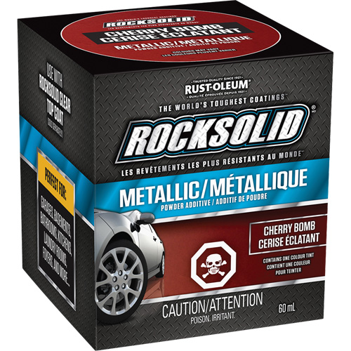 Additifs de poudre m&eacute;tallique RockSolid, 60 ml, Bouteille, Cerise &eacute;clatant EastCoast Offshore Supplies