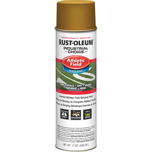 Peinture de lignage pour terrains de sport AF1600, Or, Canette a&eacute;rosol EastCoast Offshore Supplies