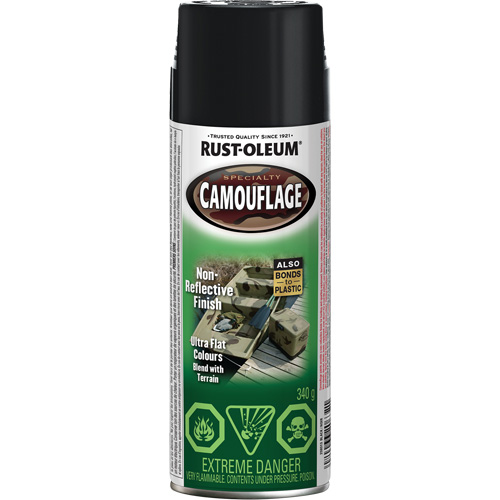Specialty Camouflage Paint, Aerosol Can, Black EastCoast Offshore Supplies