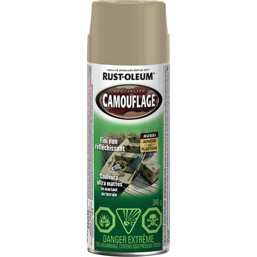 Specialty Camouflage Paint, Aerosol Can, Khaki EastCoast Offshore Supplies
