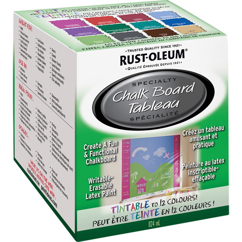 Specialty Chalk Board Paint, 824 ml, Kit, Tint Base EastCoast Offshore Supplies