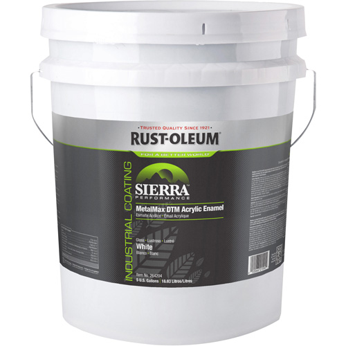Sierra Performance MetalMax&reg; Plus DTM Acrylic Enamel, 5 gal., Pail, White EastCoast Offshore Supplies