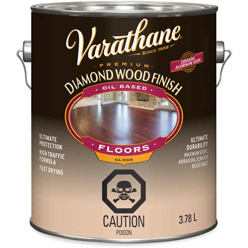 Varathane&reg; Diamond Wood Finish Floors Coating, 3.78 L, Clear, Gloss EastCoast Offshore Supplies