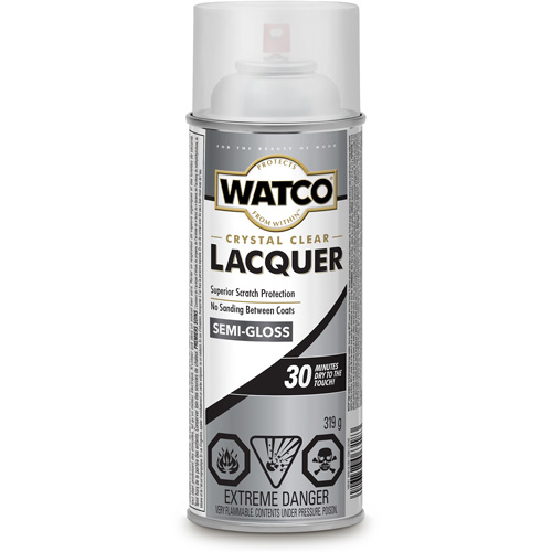 Watco&reg; Lacquer Wood Finish, 319 g, Clear, Semi-Gloss EastCoast Offshore Supplies
