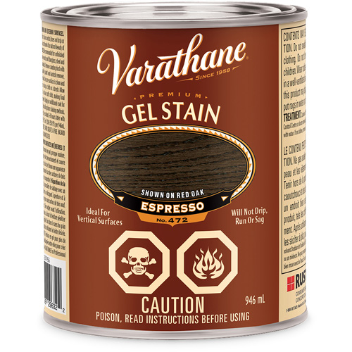 Varathane&reg; Premium Gel Stain, 946 ml, Espresso EastCoast Offshore Supplies