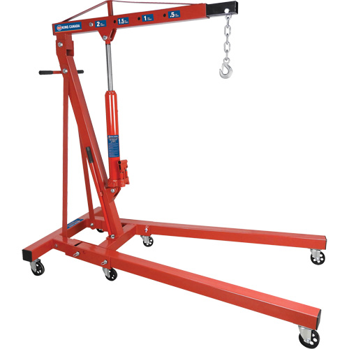 2-Ton Folding Shop Crane, 4000 lbs. (2 tons) Capacity EastCoast Offshore Supplies
