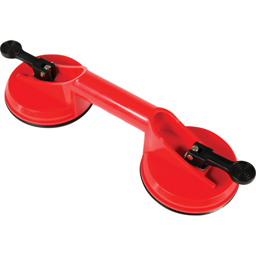 Ventouses de levage manuel - Ventouses doubles, 66 lb Capacit&eacute;, 4-5/8", Levier, 13" Longueur de la manche EastCoast Offshore Supplies