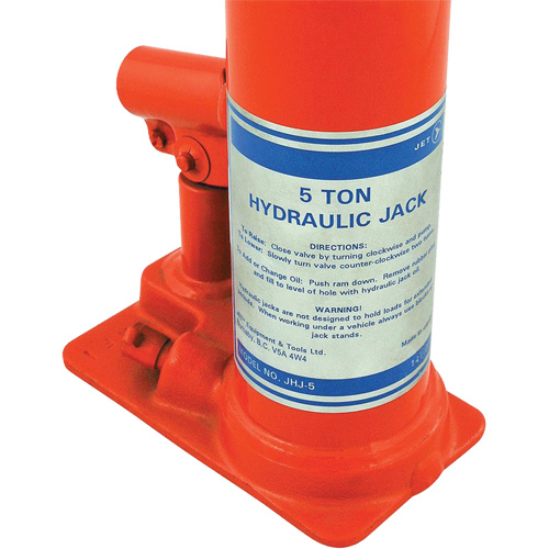 JHJ-5 Super Heavy-Duty Bottle Jack, 5 Ton(s), 15-3/8" Raised Height EastCoast Offshore Supplies