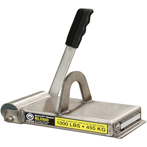 Basiclift Magnets, 1000 lbs. (0.5 tons) Holding Cap., 11" L x 5-5/8" W x 5-1/2" H EastCoast Offshore Supplies