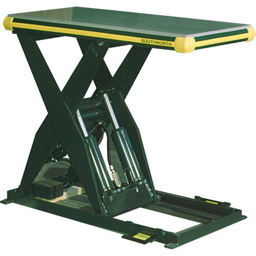Table &eacute;l&eacute;vatrice hydraulique &agrave; ciseaux Backsaver, Acier, 48" lo x 36" la, Capacit&eacute; 4000 lb EastCoast Offshore Supplies