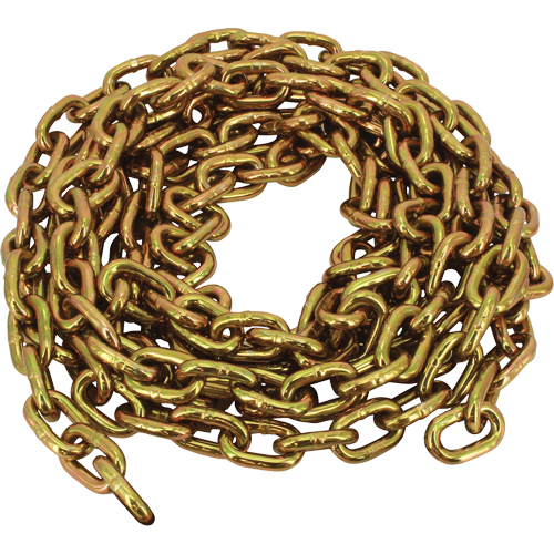 Grade 70 Imported Transport Chain, Carbon Steel, 1/2" x 25' (7.6 m) L, Grade 70, 11300 lbs. (5.65 tons) Load Capacity EastCoast Offshore Supplies