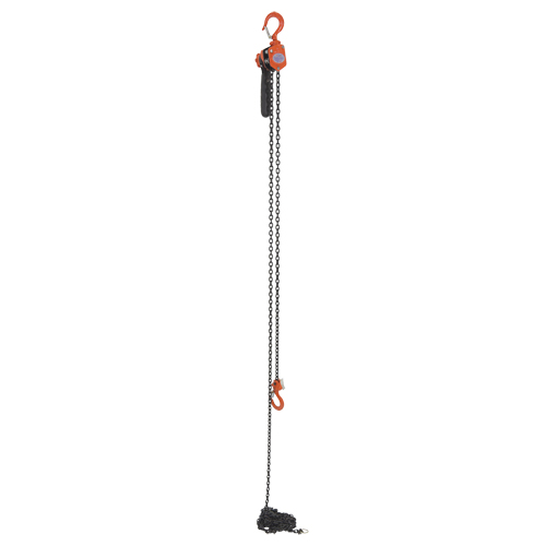 Mini palan &agrave; levier, Lev&eacute;e 15', Cabacit&eacute; 500 lb (0,25 tonne), Chaîne en Acier EastCoast Offshore Supplies