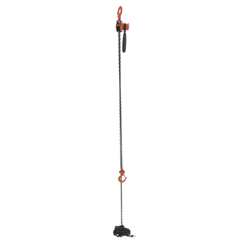 Mini palan &agrave; levier, Lev&eacute;e 15', Cabacit&eacute; 500 lb (0,25 tonne), Chaîne en Acier EastCoast Offshore Supplies