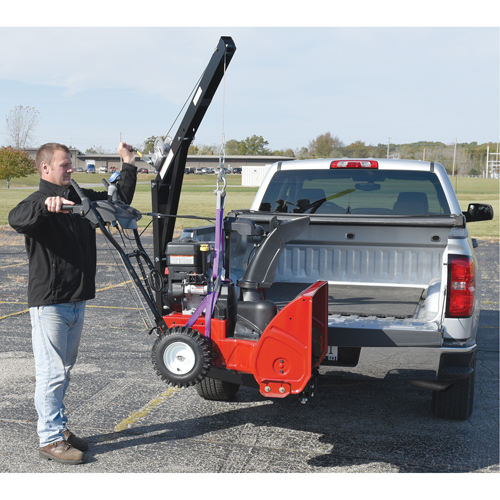 Hitch Mounted Truck Jib Crane, 600 lbs. (0.3 tons) Capacity, 84-5/8" Max. Clearance EastCoast Offshore Supplies