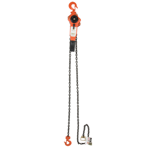 Lever Chain Hoist, 5' Lift, 3000 lbs. (1.5 tons) Capacity, Alloy Steel Chain EastCoast Offshore Supplies