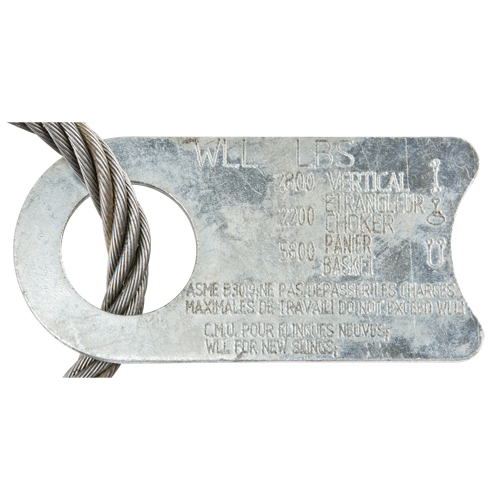 Wire Rope Lifting Sling - Eye & Eye EastCoast Offshore Supplies