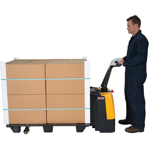 Fully Powered Electric Pallet Truck, 3000 lbs. Cap., 47" L x 25" W EastCoast Offshore Supplies