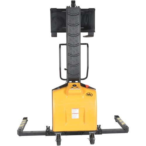 Narrow Mast Powered Lift Stacker, Electric Operated, 1500 lbs. Capacity, 63" Max Lift EastCoast Offshore Supplies