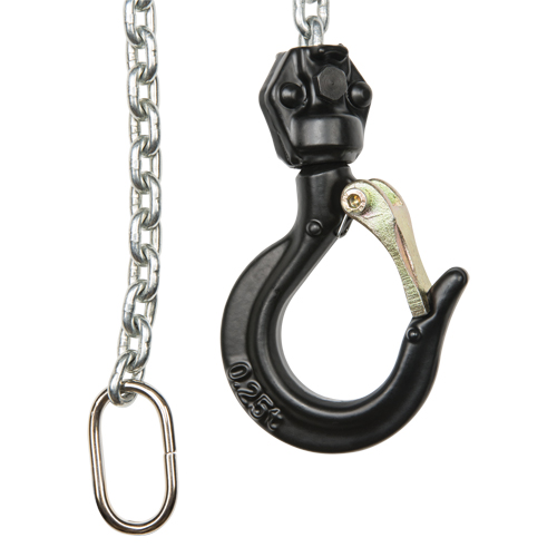 Mini Lever Hoist, 10' Lift, 550 lbs. (0.275 tons) Capacity, Zinc Plated Chain EastCoast Offshore Supplies