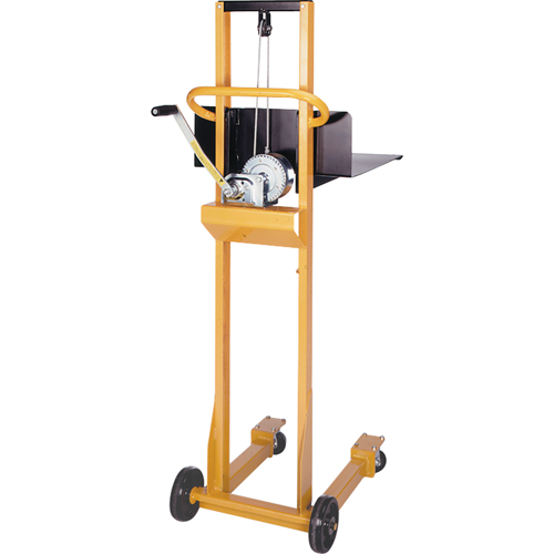 Easy-Lift Platform Lift Stacker, Hand Winch Operated, 500 lbs. Capacity, 52" Max Lift EastCoast Offshore Supplies