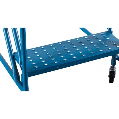 Escabeau roulant certifi&eacute; CSA avec marche verrouillable, 14 marches, Largeur de la marche 30", Hauteur de la plateforme 128", Acier EastCoast Offshore Supplies