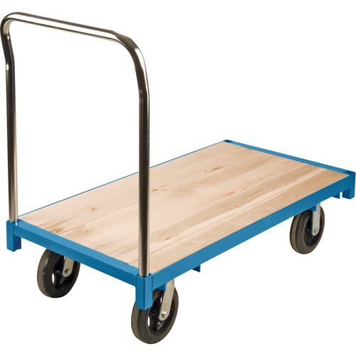 Heavy-Duty Platform Truck, 48" L x 24" W, 2000 lbs. Capacity, Rubber Casters EastCoast Offshore Supplies
