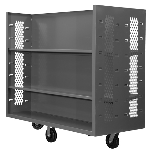 Chariots en treillis m&eacute;tallique, Acier, 30" x 54" x 60", Capacit&eacute; 1500 lb EastCoast Offshore Supplies