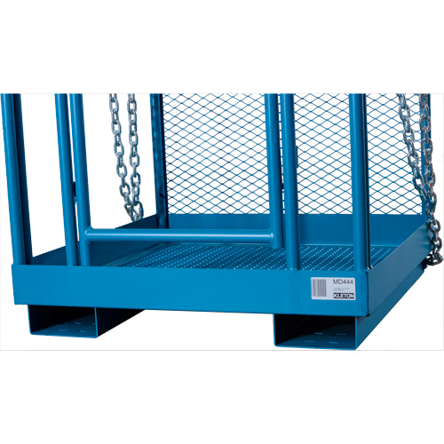 Nacelle &eacute;l&eacute;vatrice pour travail en hauteur, 48" x 48" x 72" h, Capacit&eacute; de 1000 lb, Acier EastCoast Offshore Supplies