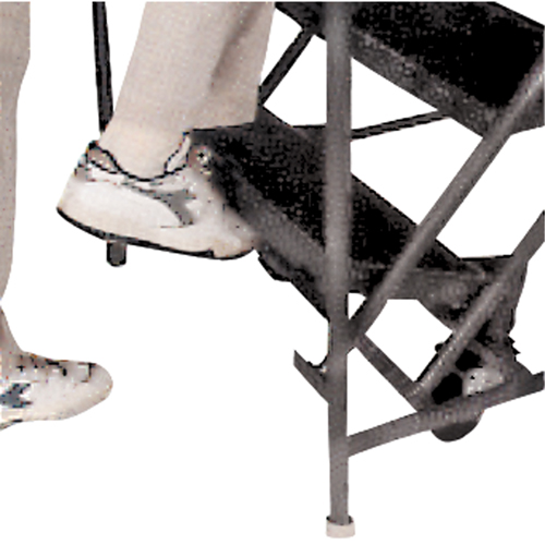 Slope Rolling Ladder, 9 Steps, Anti-Skid, 50° Incline, 90" High EastCoast Offshore Supplies