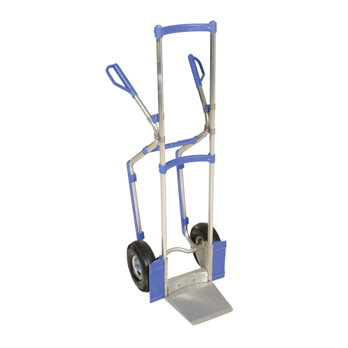 Ergonomic Hand Truck, Combination Handle, Aluminum, 52" Height, 350 lbs. Capacity EastCoast Offshore Supplies