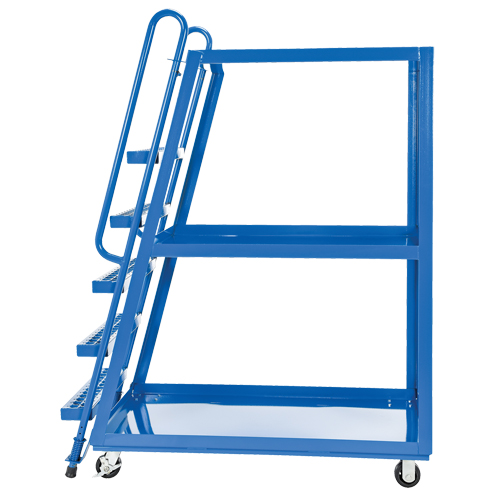 Stock Picking Cart, Steel, 27-7/8" W x 56-1/8" D, 3 Shelves, 1000 lbs. Capacity EastCoast Offshore Supplies